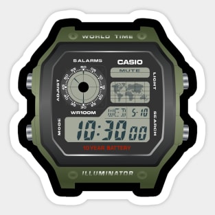 Casio Royale in Green Sticker